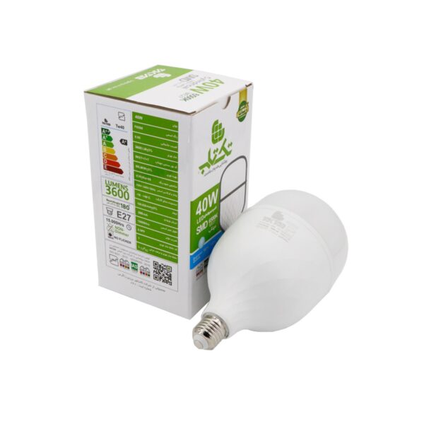 لامپ ال ای دی 40 وات تک تاب مدل استوانه ای